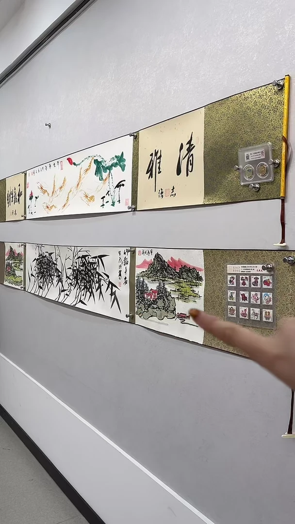 国画3米长卷带礼盒
