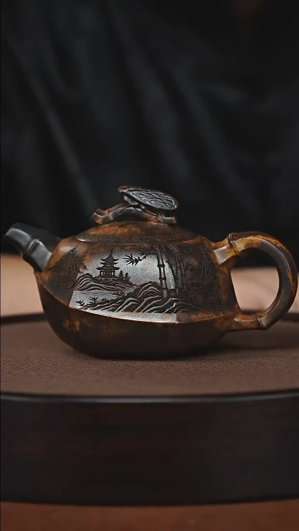 茶壶紫砂原矿紫砂壶