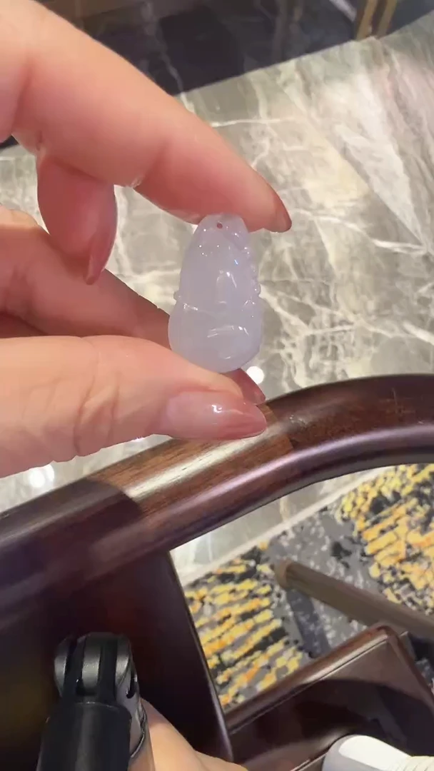 颈饰未镶嵌翡翠紫罗兰葫芦吊坠