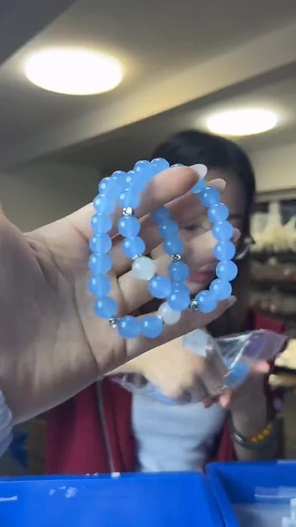 未镶嵌手链海蓝宝石（多样性发一件）