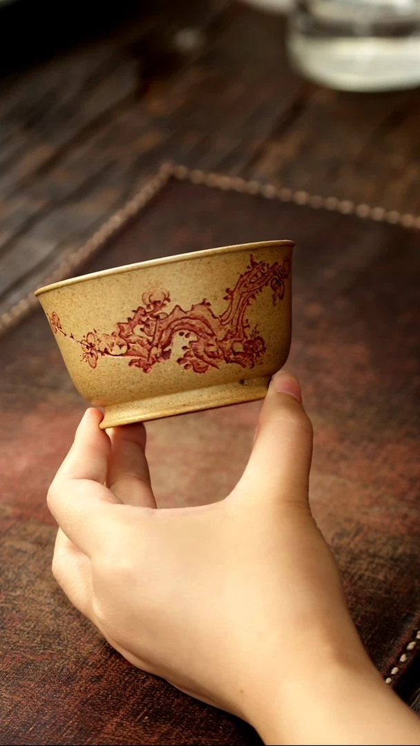 茶杯紫砂非遗茶器-玉骨