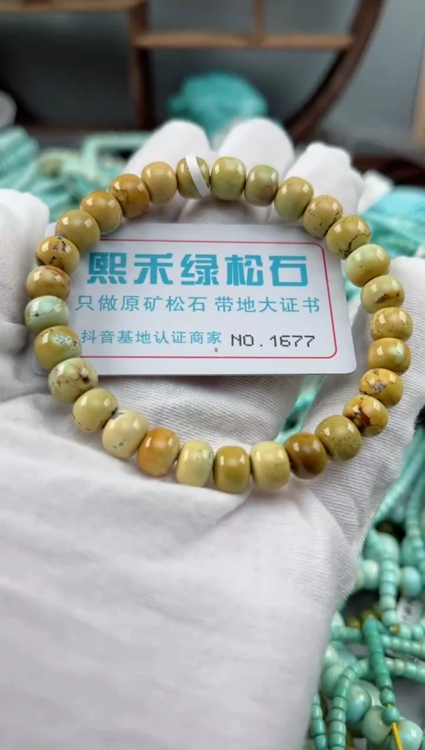 未镶嵌绿松石松石1677
