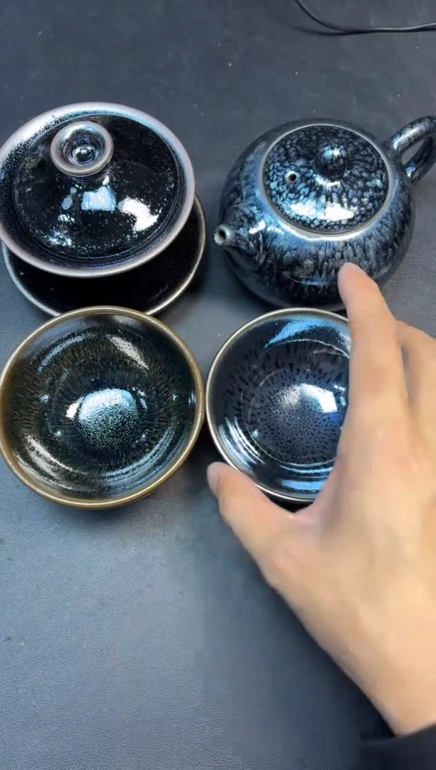 茶盏19两只微瑕