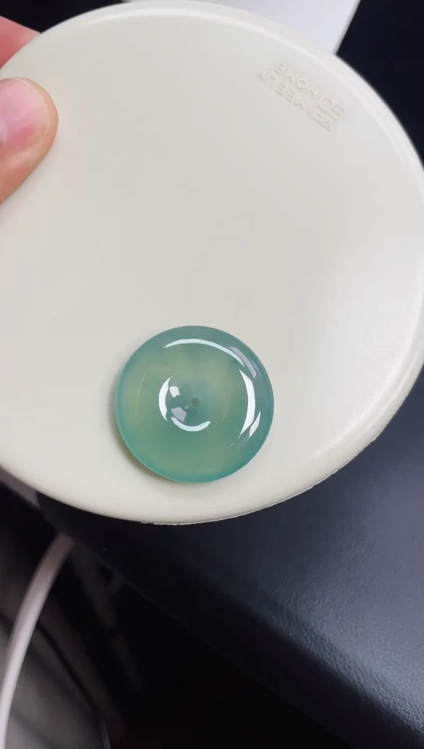 颈饰未镶嵌翡翠【29】平安扣 尺寸 29.9   6.1mm