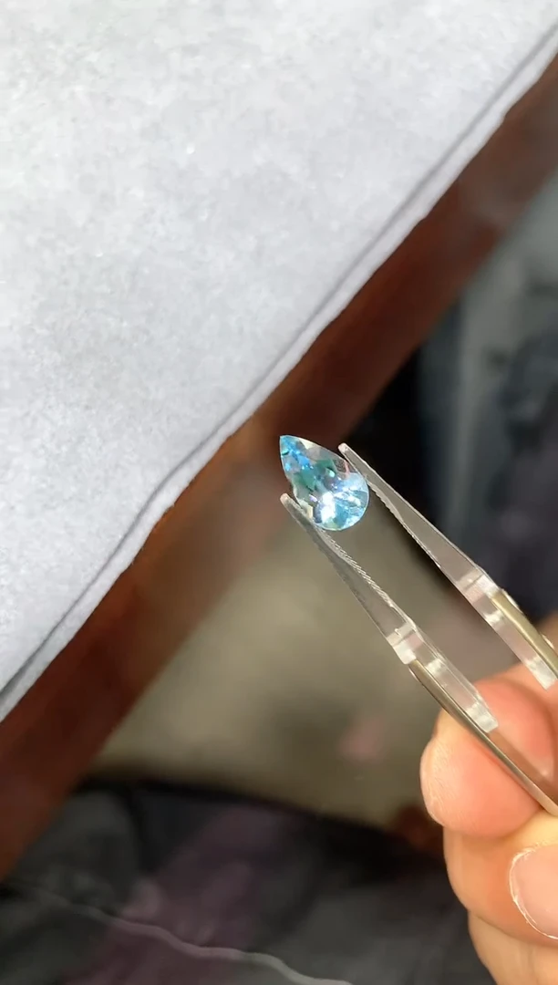 海蓝宝石裸石2.17ct GUILD