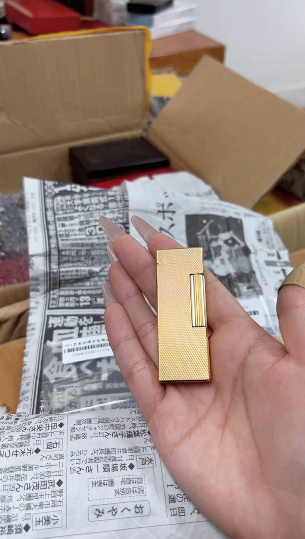 登喜路薄登金色麦穗纹