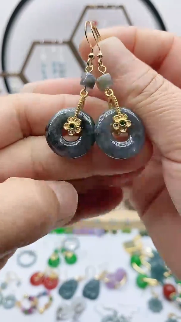 未镶嵌翡翠耳饰77777