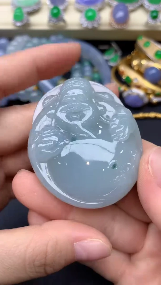 颈饰未镶嵌翡翠52-雪姐翡翠天天见