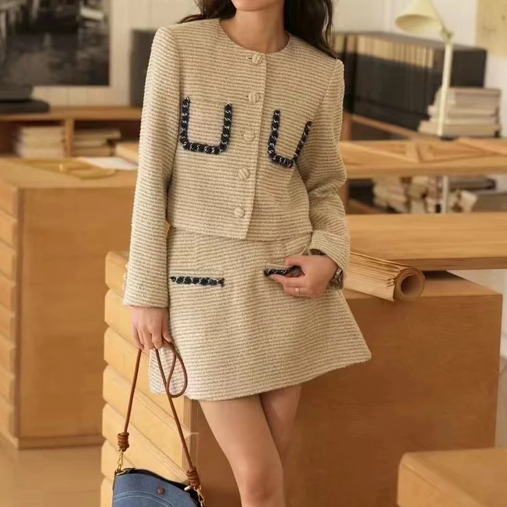 2025春装设计师款小香风时尚套装女 BLCM00BN0161