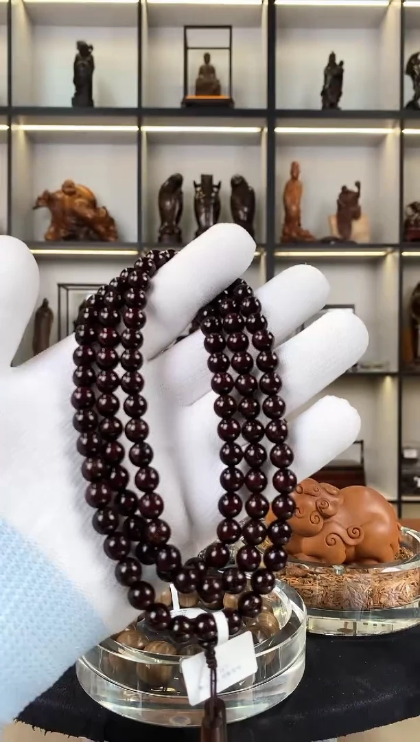 手串/手链小叶紫檀嚴*๑0.8*108爆星