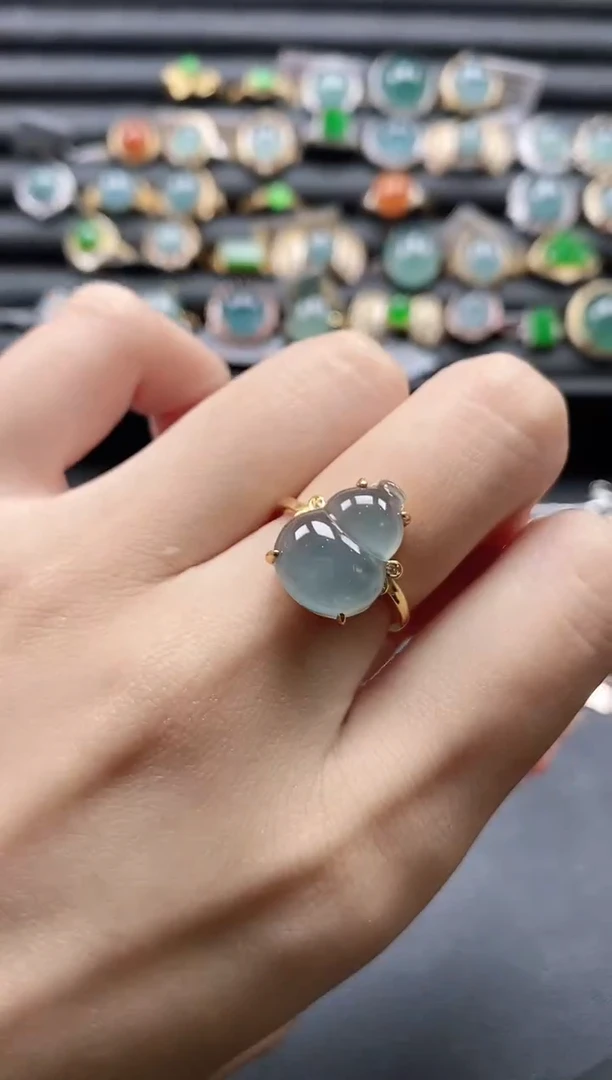 【闪购商品】翡翠戒指银S925镶嵌1111