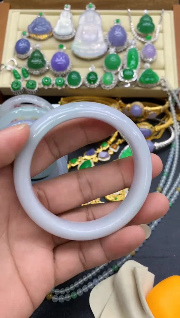 未镶嵌手镯翡翠461-中国好珍宝