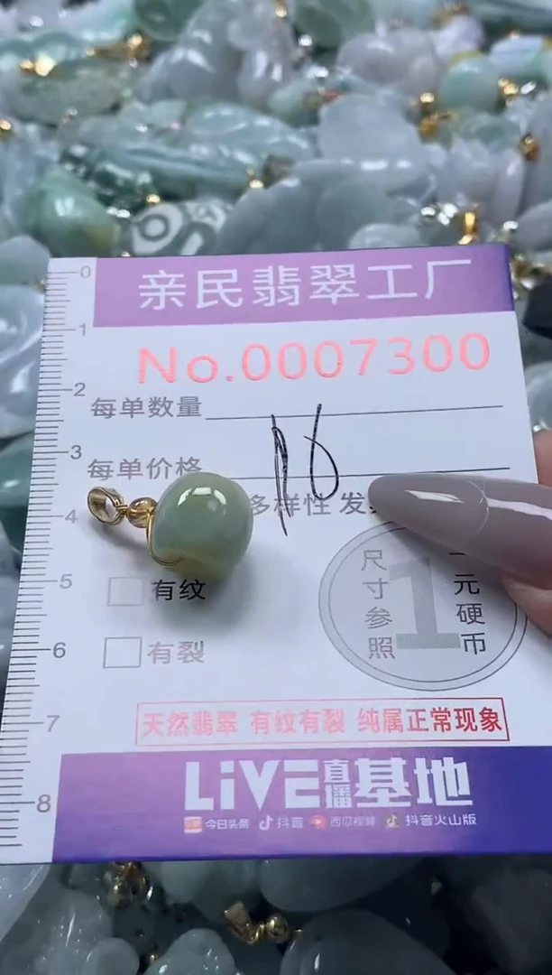 颈饰未镶嵌翡翠7300