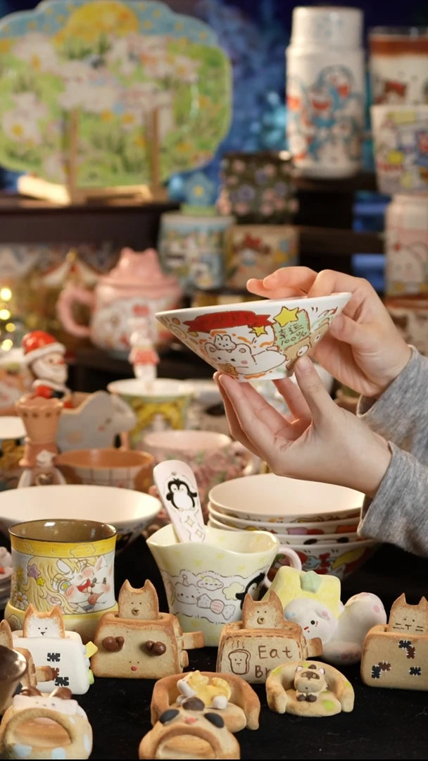 其他陶景德镇釉下彩手绘设计师款陶瓷