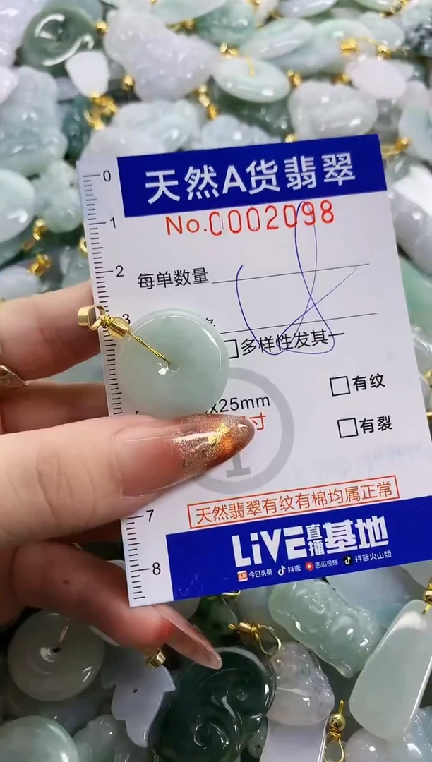 颈饰未镶嵌翡翠天然A货翡翠