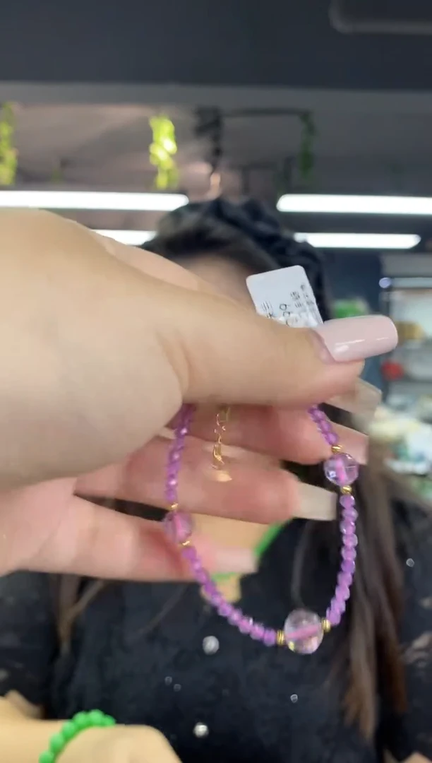 水晶手链未镶嵌多样性发其一颜色微差