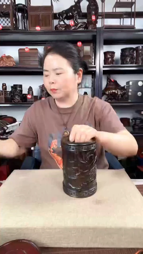 木608瑕疵老李红木工艺品