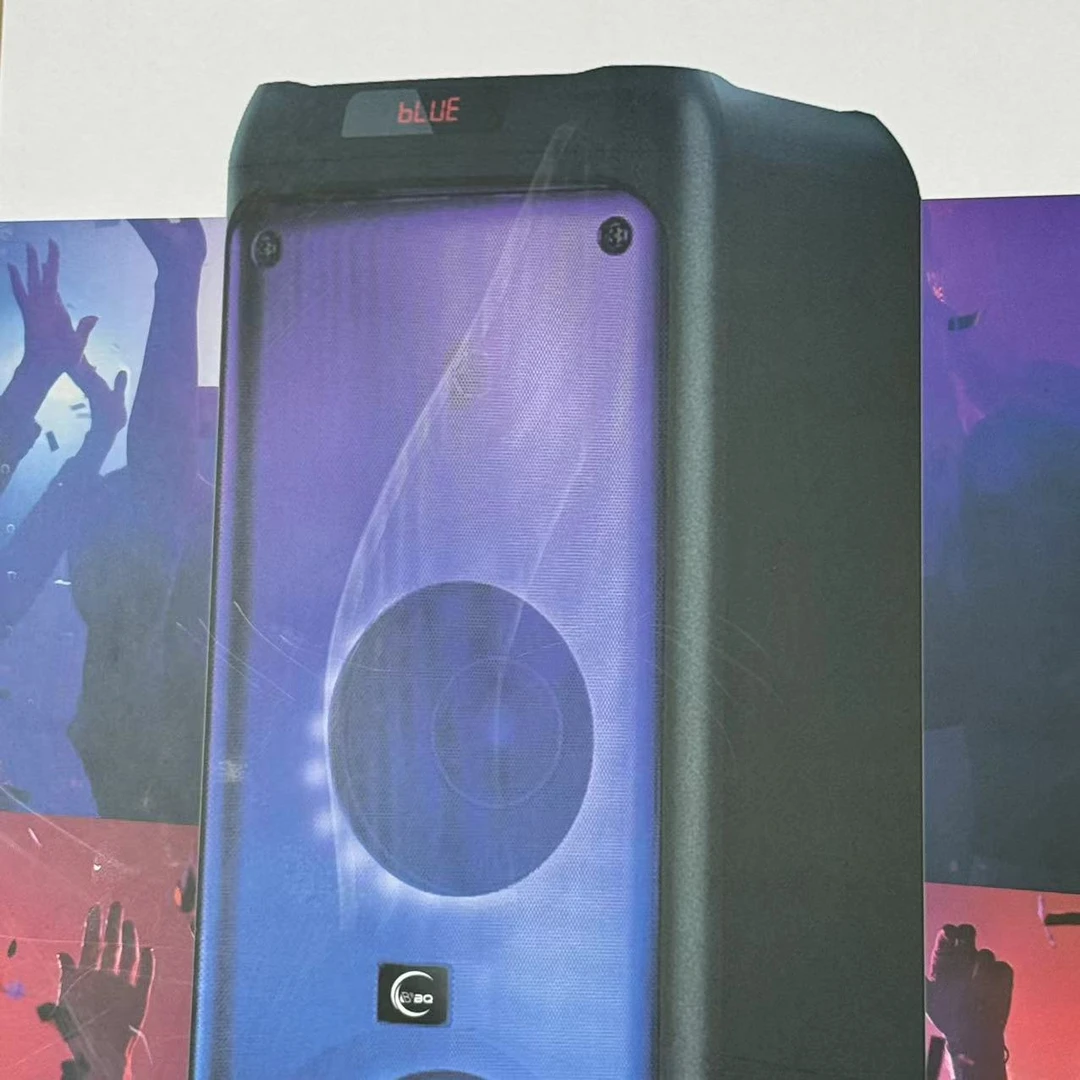 准新品   GS1011 派对K歌无线蓝牙音箱炫彩灯光DJ重低音音响