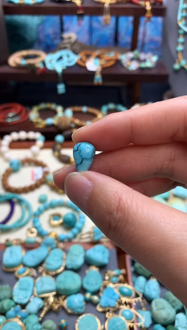 未镶嵌绿松石挂件三通