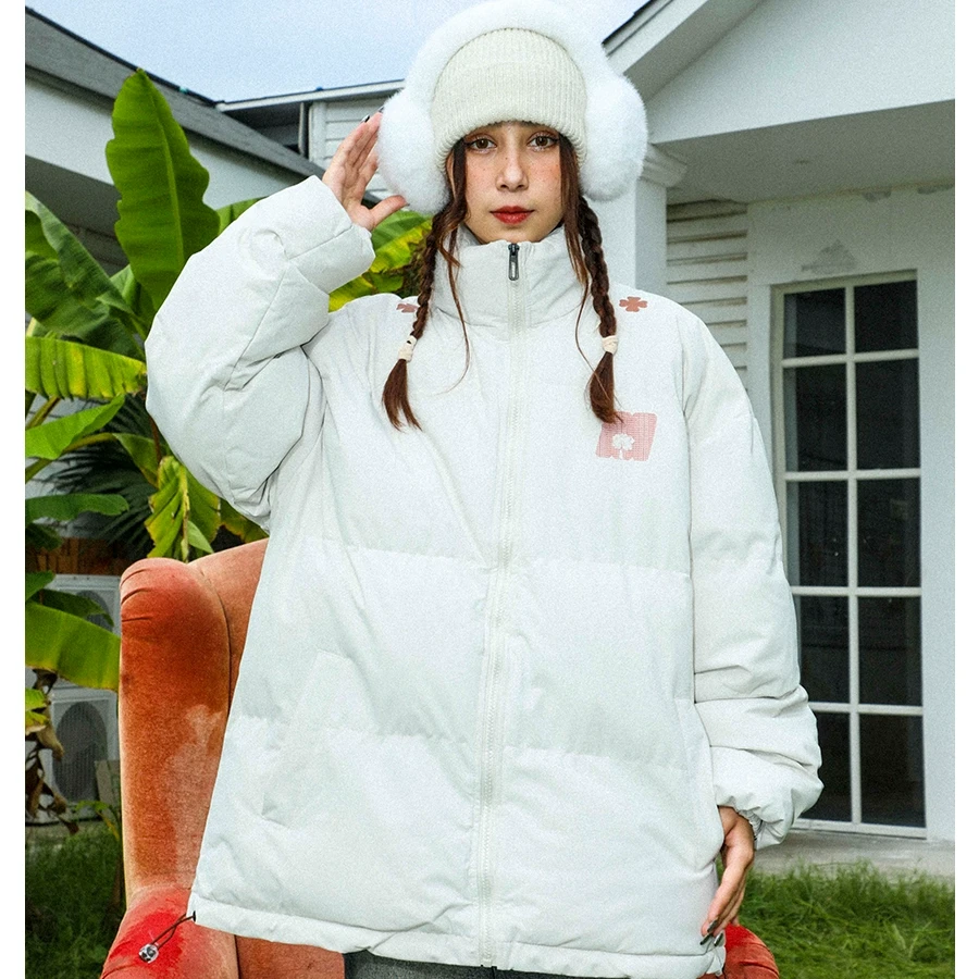 MANYSTON美式高街保暖棉袄棉服男冬季2024新款情侣面包服棉衣外套
