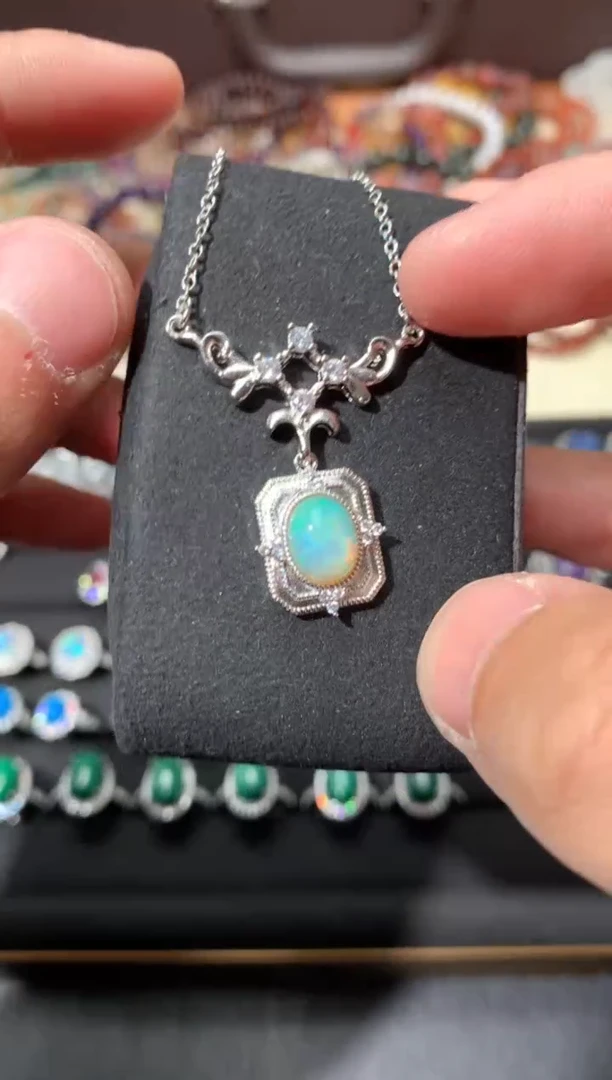 未镶嵌欧泊颈饰Y75【多样性发其一】