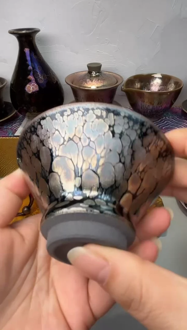 茶盏春申阁福利1只彩钻斗金