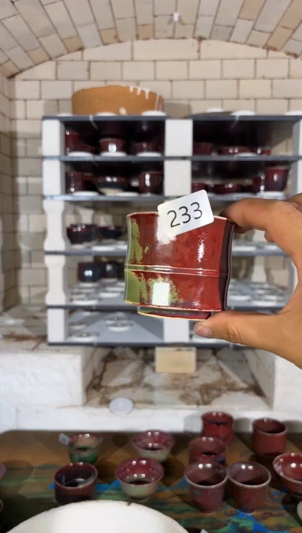 摆件精品窑变钧瓷茶器