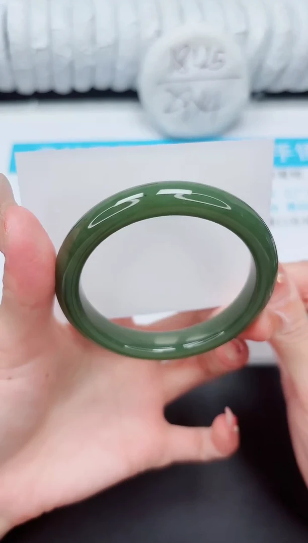 手镯和田玉未镶嵌M218-58.5DBL