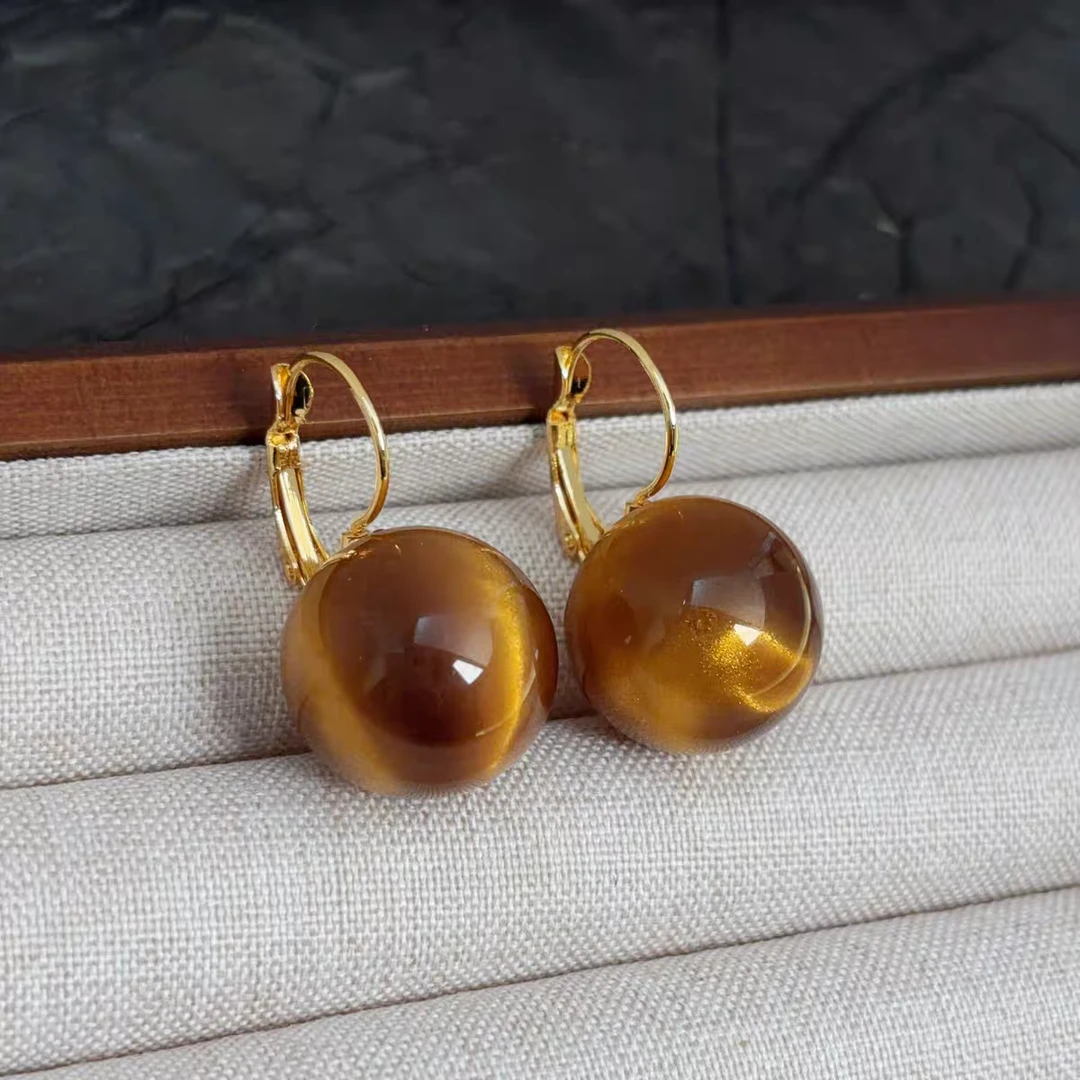 铜合金耳饰 气质轻奢百搭简约优雅精致网红设计师耳环F3201