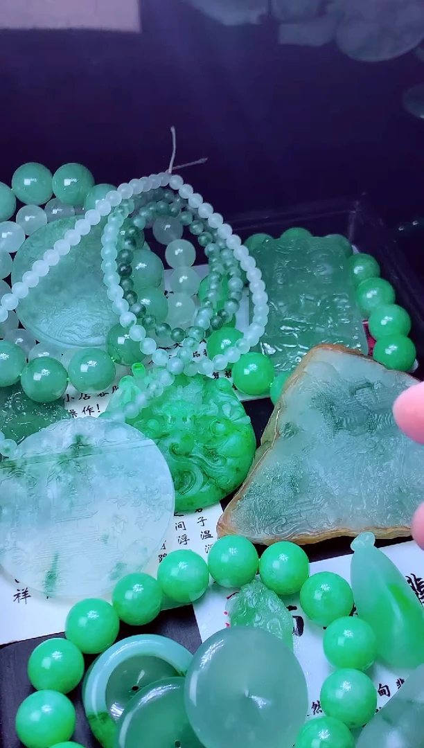 未镶嵌定制翡翠江**#翡翠毛货定制