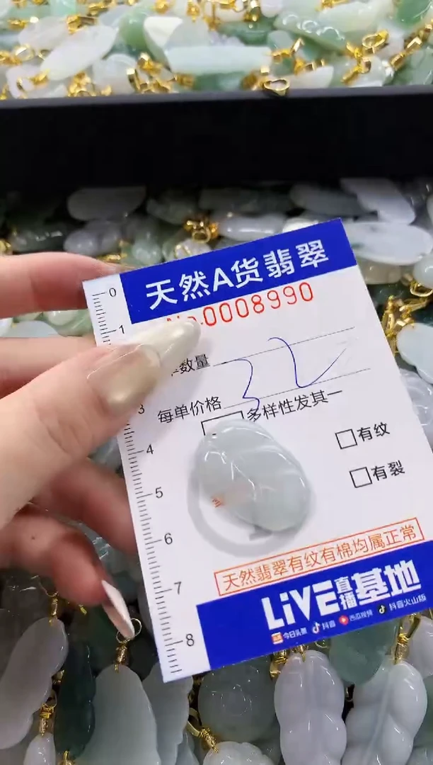 颈饰未镶嵌翡翠天然A货翡翠