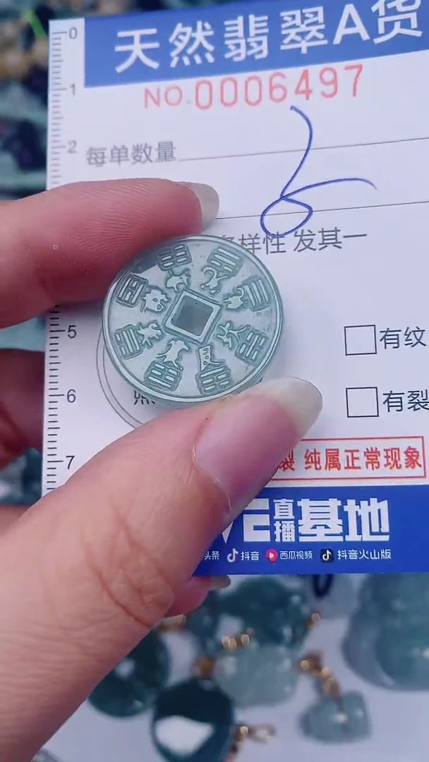 翡翠未镶嵌颈饰00006497