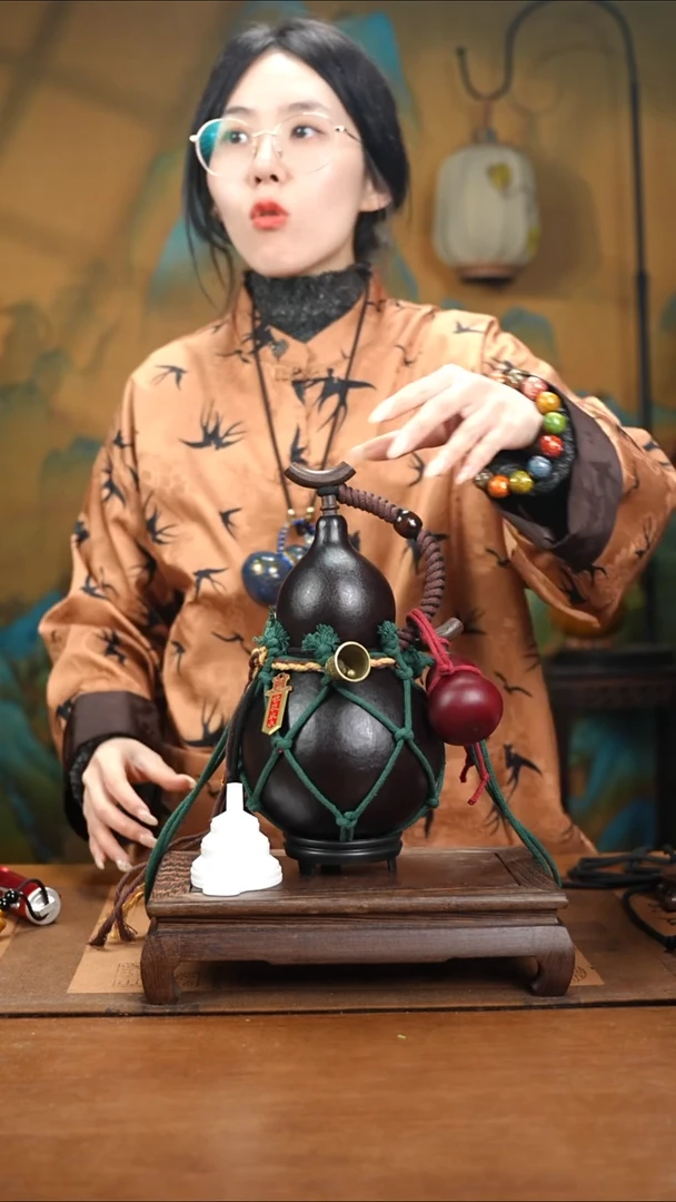 XA027网兜款大漆酒葫芦（现货现发）+小手捏