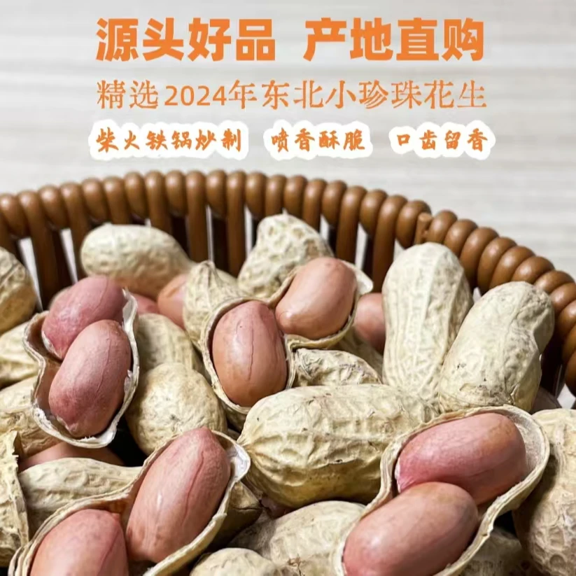 精选柴火炒花生小珍珠香酥带壳零食特产