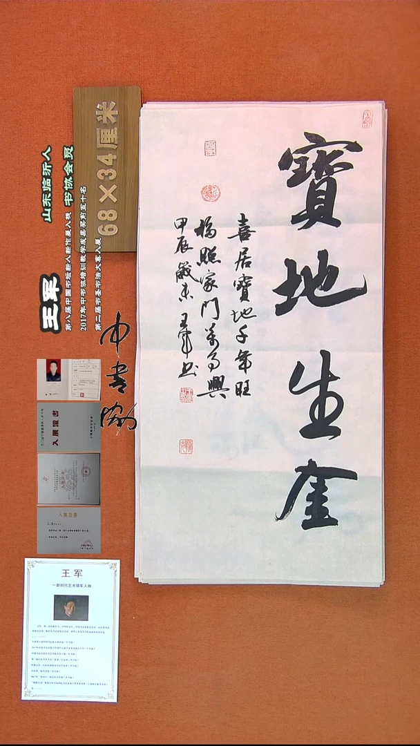 【闪购商品】书法653王军书法作品