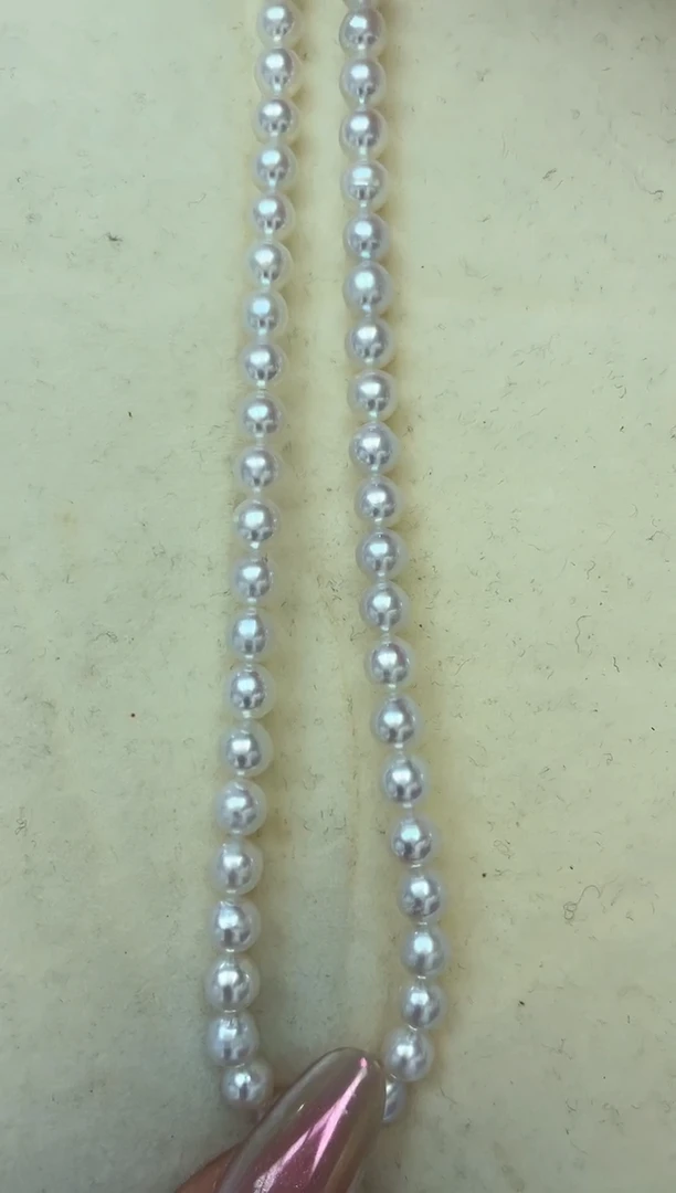 未镶嵌项链淡水珍珠4-5mm白色系 （多样性发一）