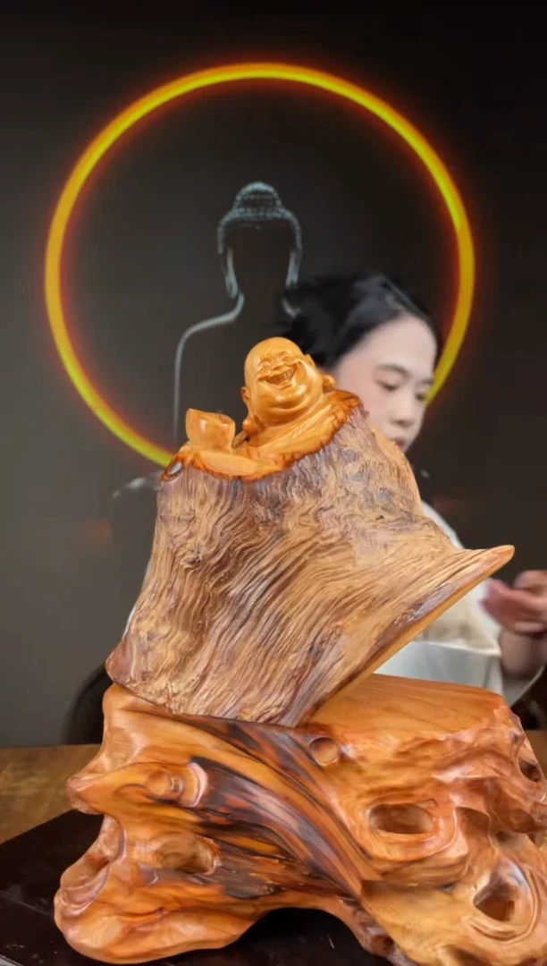 柏木（崖柏）手工摆件,先抢先得! 编号:353