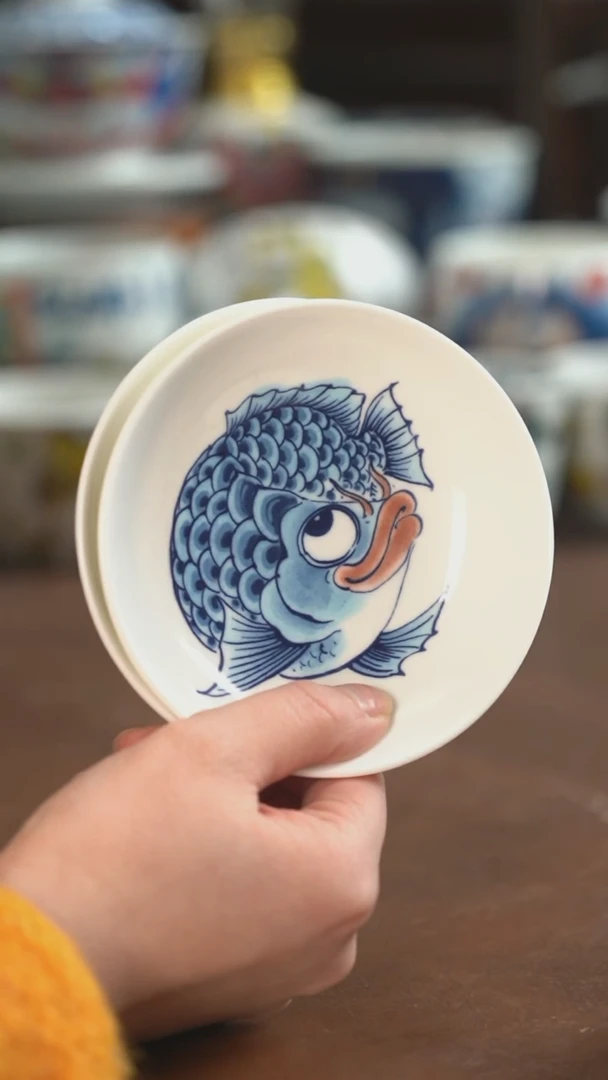 【闪购商品】昨明  陶瓷 （活动福利价）龙鱼味碟