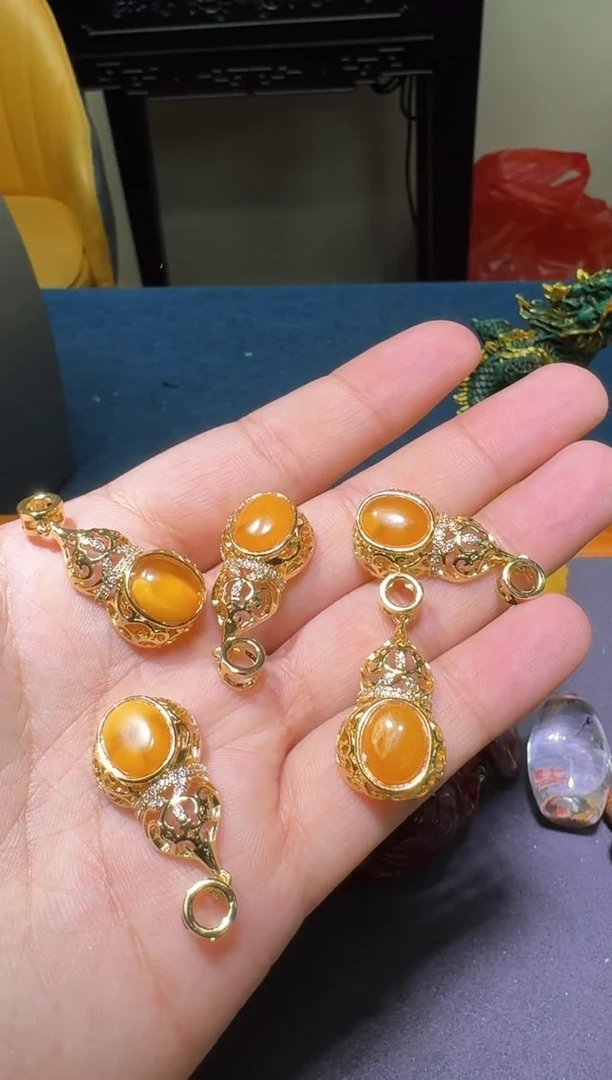 【闪购商品】蜜蜡颈饰未镶嵌多样性发一件652