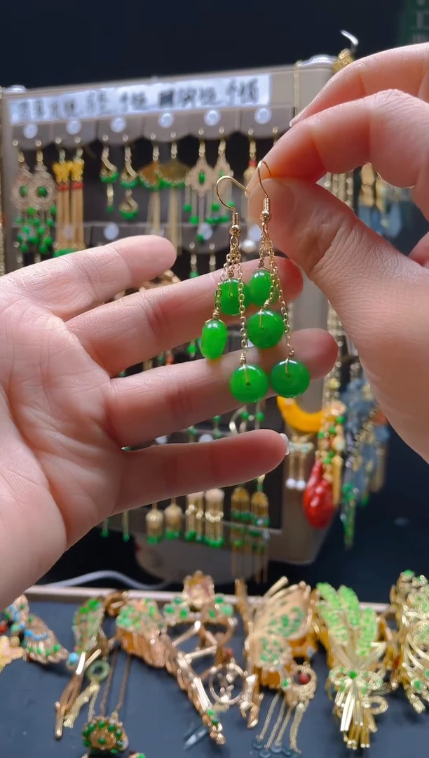 【闪购商品】玛瑙/玉髓耳饰合金029玛瑙饰品