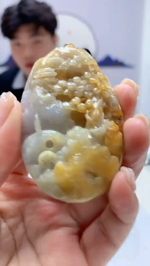 【闪购商品】定制翡翠未镶嵌5145ms-毛货76山水