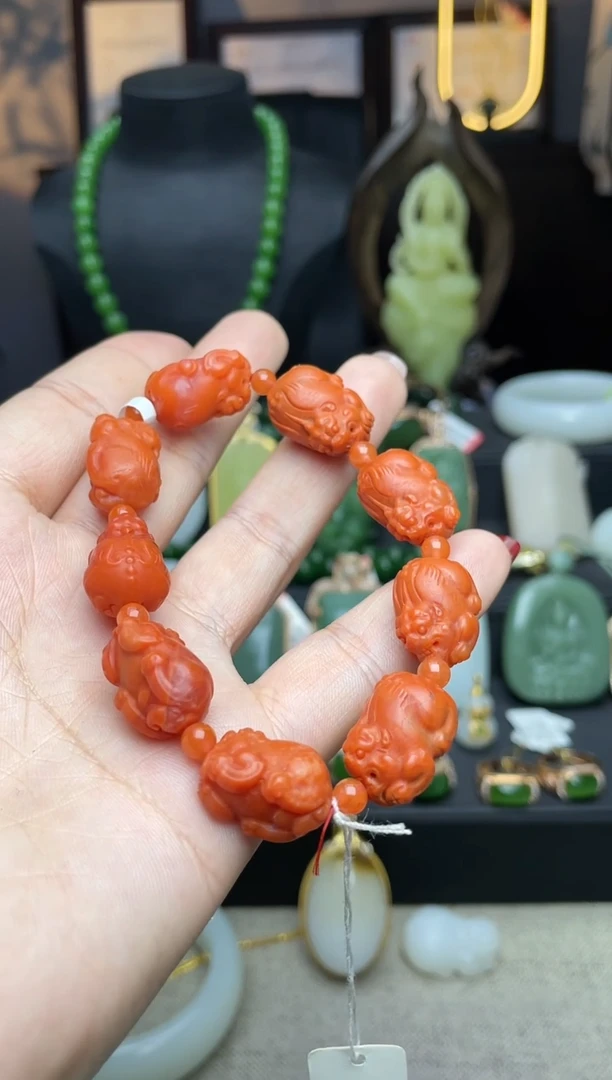 【闪购商品】南红玛瑙手链未镶嵌手串