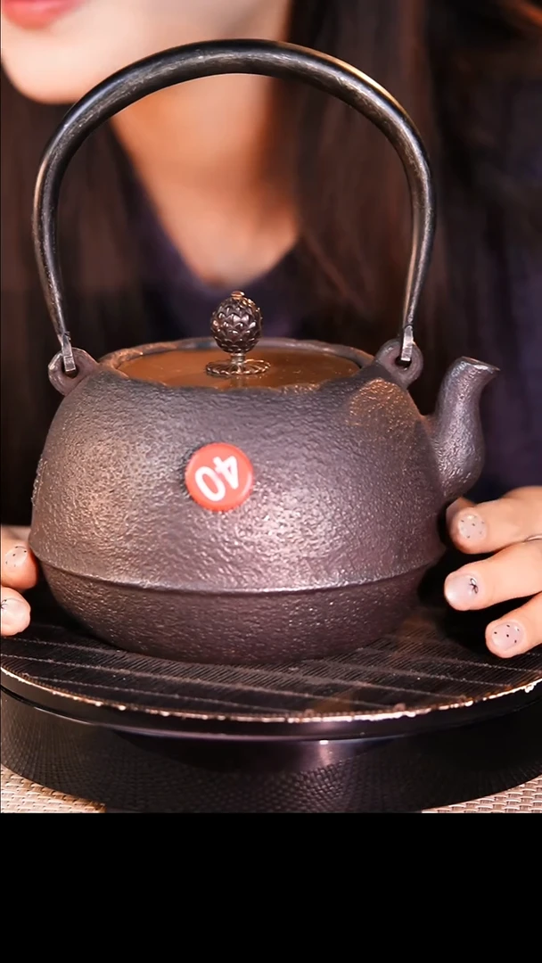 砂铁手工壶日本回流-红40