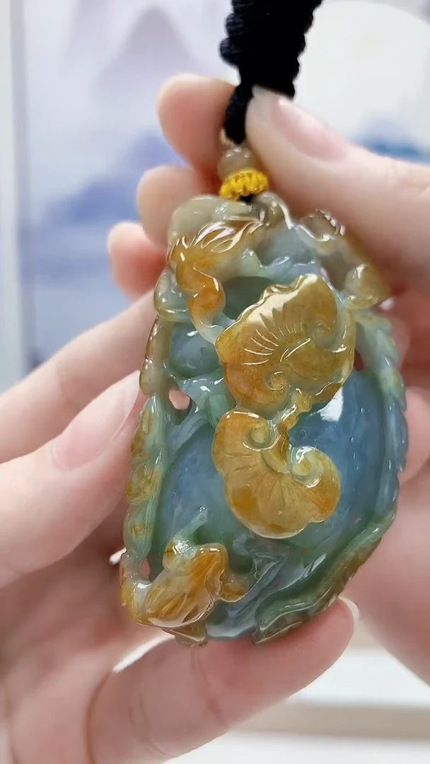 未镶嵌定制翡翠5160ry-毛货挂件149