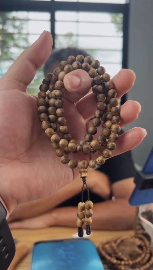 手串沉香港料圆珠06多圈12克多样性发一