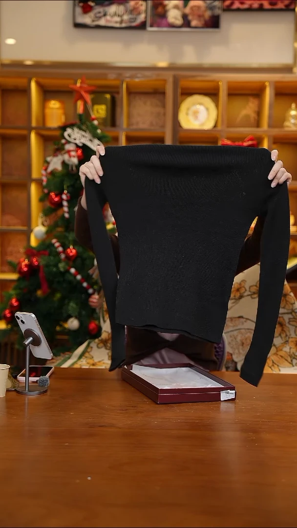 陶22-DM打底衫-黑色【CF6173】