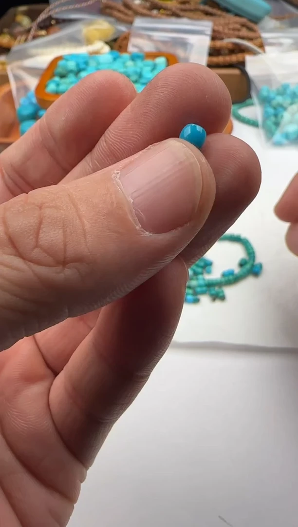 未镶嵌绿松石配饰原矿绿松石配饰