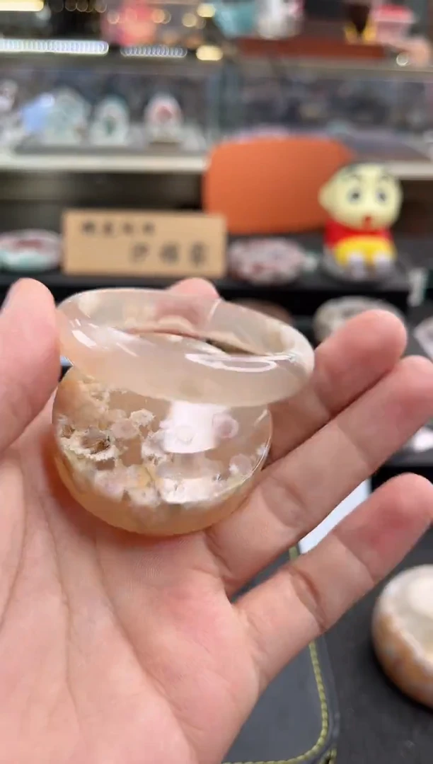 未镶嵌手镯石英质玉52圈口（赠品镯心）6438851