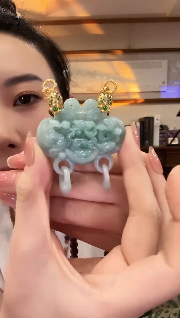 颈饰未镶嵌翡翠国风