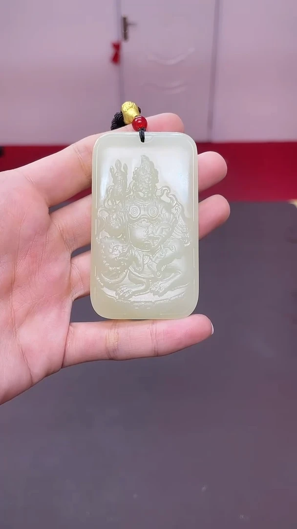 【闪购商品】和田玉颈饰未镶嵌黄财神吊坠和田